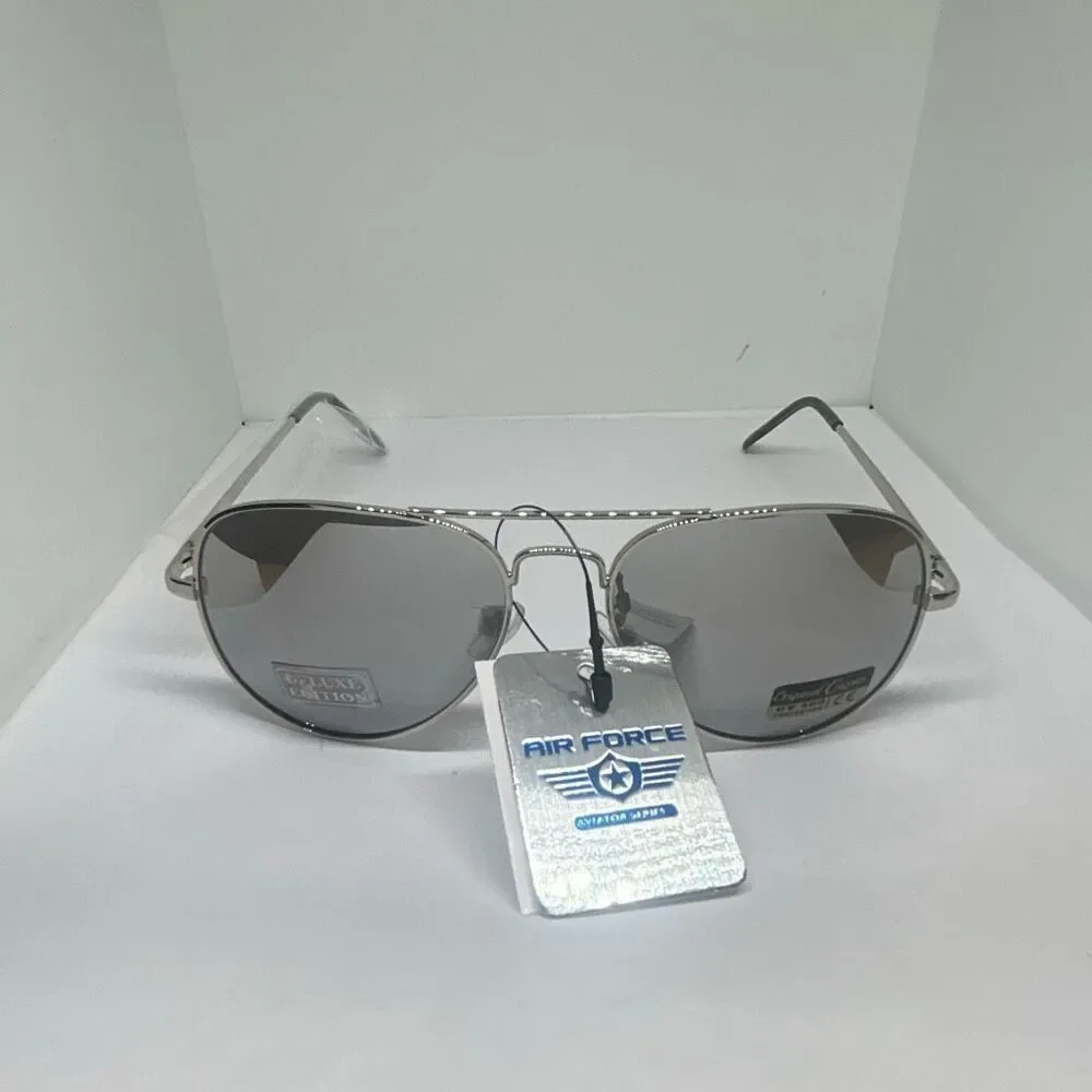 Aviator Style Mirrored Sunglasses UV400 Protection Unisex